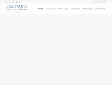 Tablet Screenshot of emgmortgage.com